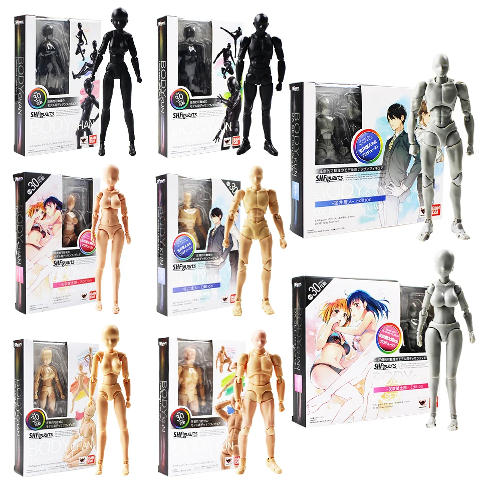 8 стилей SHFiguarts Body Kun бледно-черный цвет серый Ver. Тело Чан ПВХ фигурку