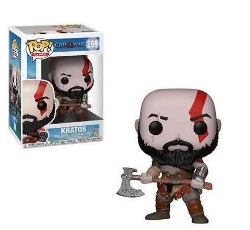 

POP New Style God of War Kratos 269# toy Pvc Action Figures brinquedos Collection Model toys for Children Birthday gift