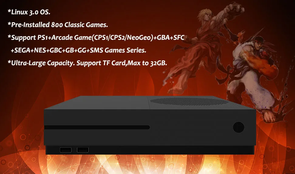 HD Видео игровой консоли 64 бит ручная игровая машина Поддержка 4 K HDMI ТВ Выход Встроенный 800 игры для PS1/GBA SP/SEGA ретро-консоль 1