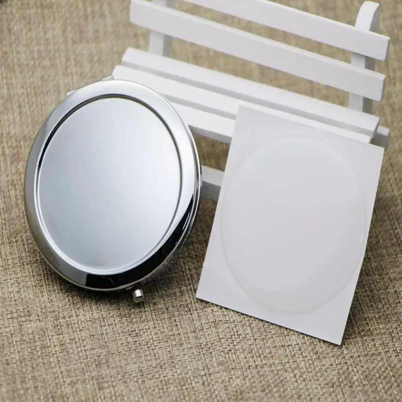 

DIY Kit 70mm Blank Compact Mirror with epoxy stickers Pocket mirror supply Make Up Mirror Double Sided Mirrors 200pcs/lot