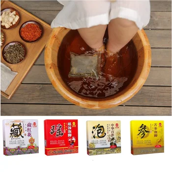 

health products arthritis ointment Saffron herb Foot soaking powder dispelling cold removing dampness foot 6g*20pcs
