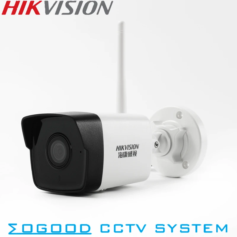 Hikvision Беспроводная DS-2CD1021FD-IW1 2MP 1080P WiFi IP Bullet камера Встроенный микрофон Hik-подключение приложение удаленный ONVIF ИК Открытый