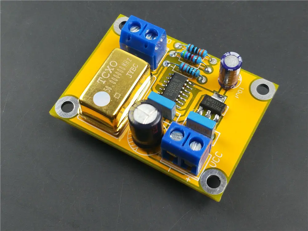 50 мГц hifi TCXO 0.1ppm ультра точность Золотой осциллятор часы питание