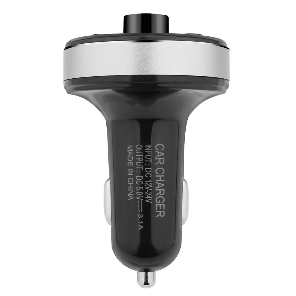 Беспроводной fm-передатчик Bluetooh модификатор Hands-free автомобильный комплект MP3 аудио плеер с быстрой зарядкой 3.6A двойной зарядное устройство usb