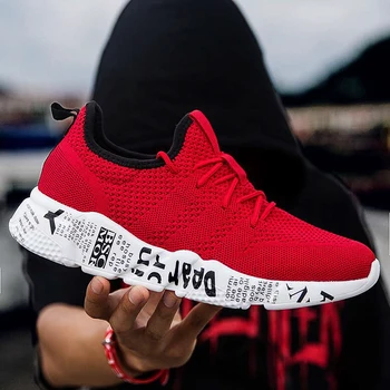 

LSYSAG Men Casual Shoes Breathable Male Shoes Men Trainers Zapatos Hombre Sapatos Outdoor Sneakers Men Walking Footwear Basket