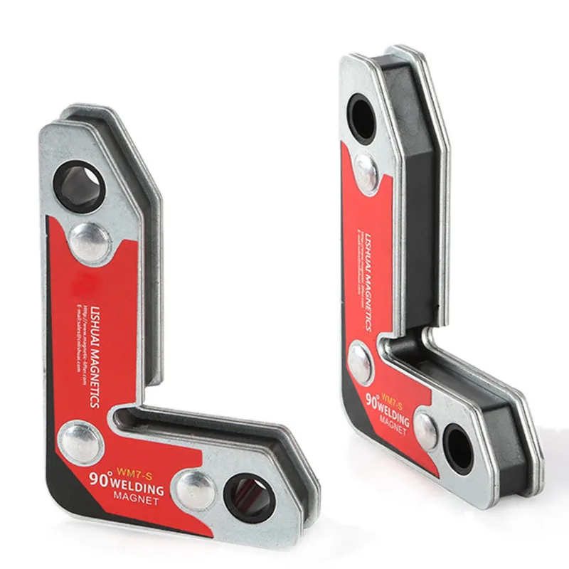 

2pcs/pair Inside/Outside 90 Degree Neodymium Welding Magnets Holder/ 30 60 90 Angles NdFeB Strong Magnetic Clamp