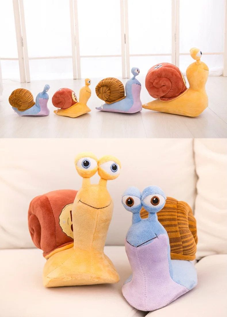 21 см мультфильм 3D CuteTurbo плюшевые игрушки чучело игрушки крутая турбо скорость плюшевая улитка игрушки для детей подарок на день рождения
