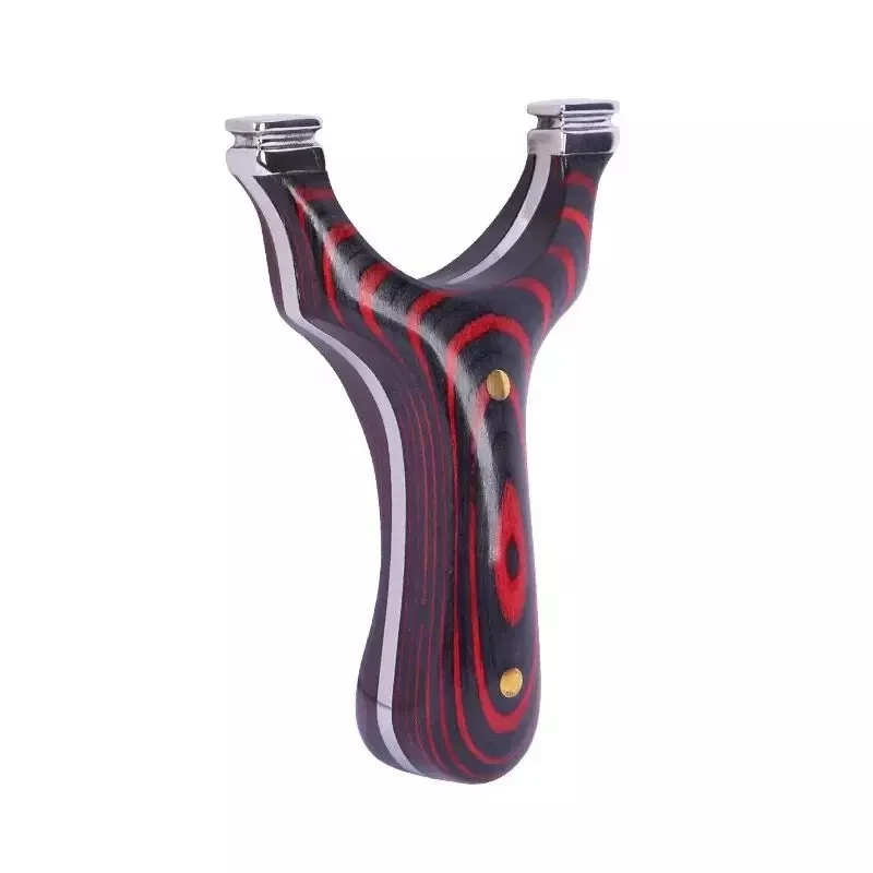 

New stainless steel slingshot flat rubber band slingshot fast pressure slingshot free binding precise sight