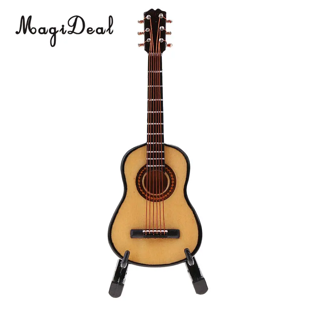 MagiDeal 1/6 Scale Handmade Classic Guitar Model Instrument for 12 Inch Action Figure Doll Toys Soldier Model DIY Accessories