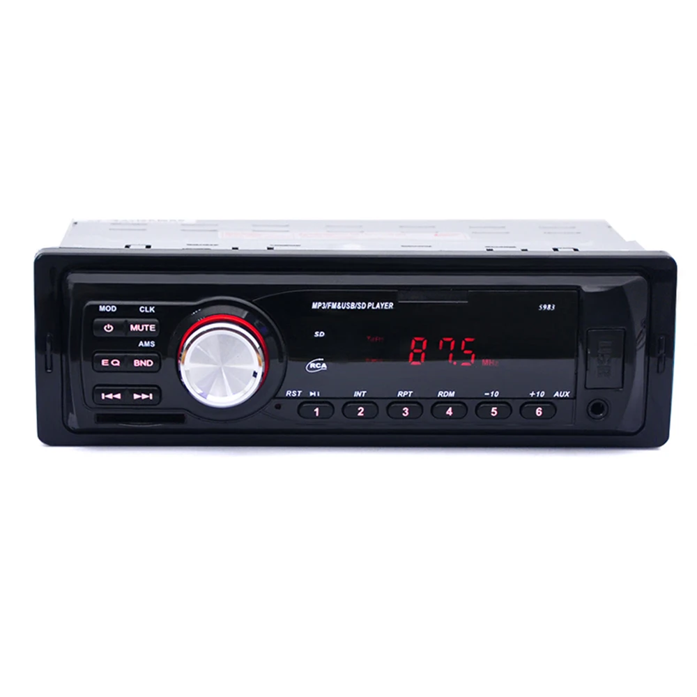 1Din 12 в автомобильный Радио Классический FM ретро радио плеер Bluetooth стерео MP3 USB SD Автомобильный плеер u-диск подключаемый Радио DVD машина