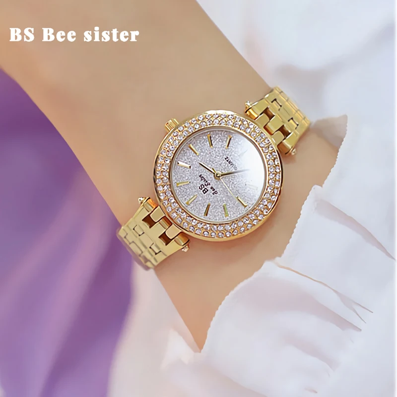 

Watch Women Designer Brand Luxury 2019 Stainless Steel Elegant Diamond Gold Ladies Wrist Watch For Women Bayan Kol Saati 2018