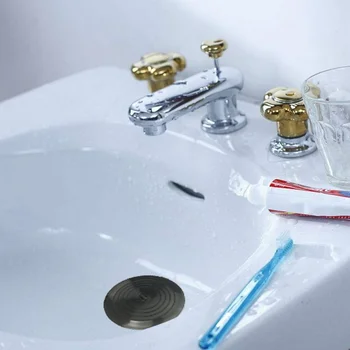 

Silicone Sink Strainer Filter Water Stopper Floor Drain Hair Bathtub Plug Bathroom Kitchen Cute Deodorant Stopper
