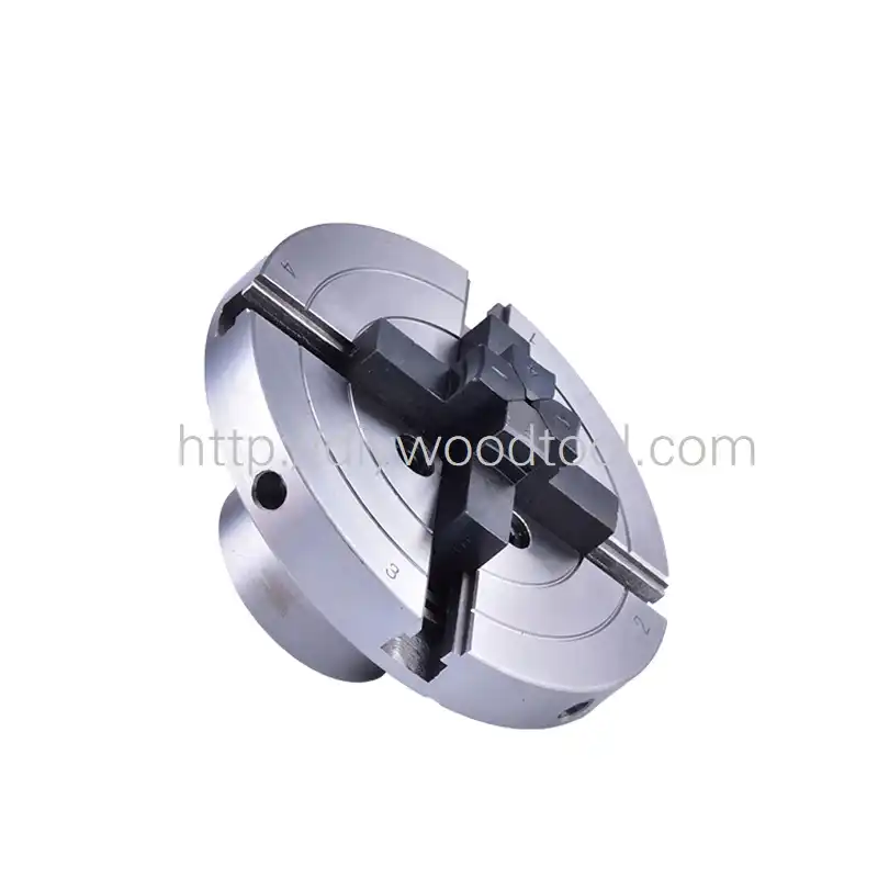 4 Four 5/" Jaw Self Centering Lathe Chuck M33 Mount Reversible Hardened Wood
