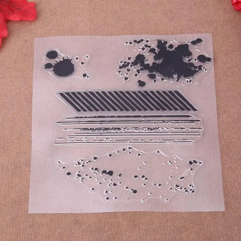 

Transparent Silicone Stamp Clear Seal for DIY Scrapbooking Album Photo Card Paper Craft Decorative Stamps Kids Gift Sheets