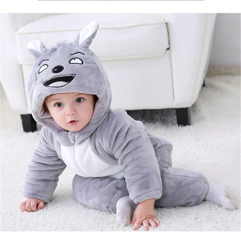 Brand New Baby Rompers Winter Thick  Baby Boy Girls Outdoor Wear Clothes Cotton Baby Romper Long Sleeve Newbore Rompers Hat 30