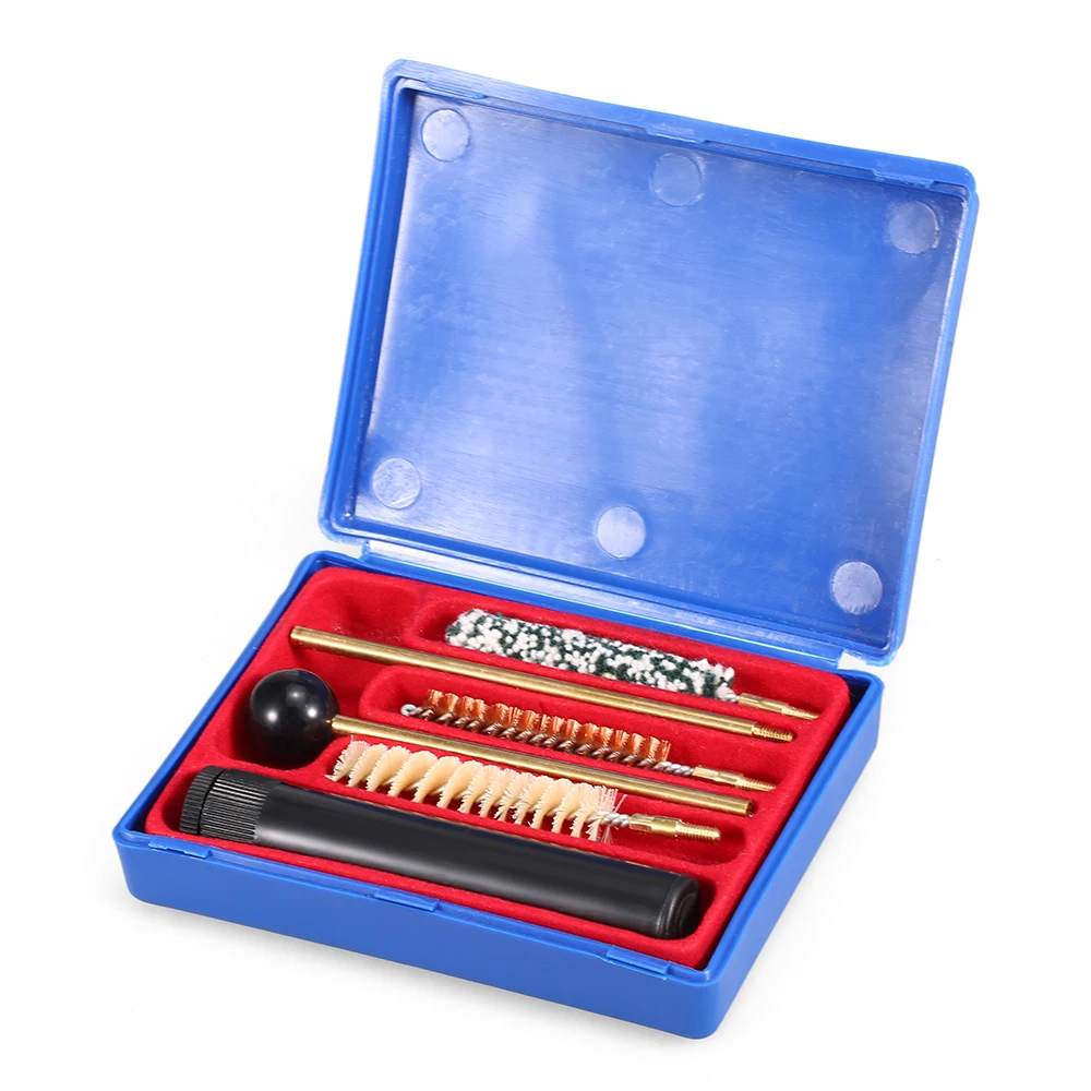 

Hunting Barrel Cleaning Kit Tactical Clean Brush Kit for Rifle Shotgun Hunting Gear Cleaning Tool Set with Storage Box