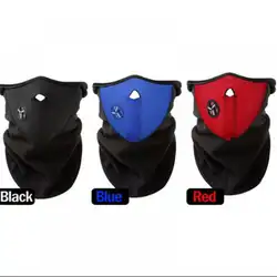 Ветрозащитная велосипедная маска Неопреновая Шея теплая полумаска для лица защита от пыли зимняя спортивная велосипедная Спортивная