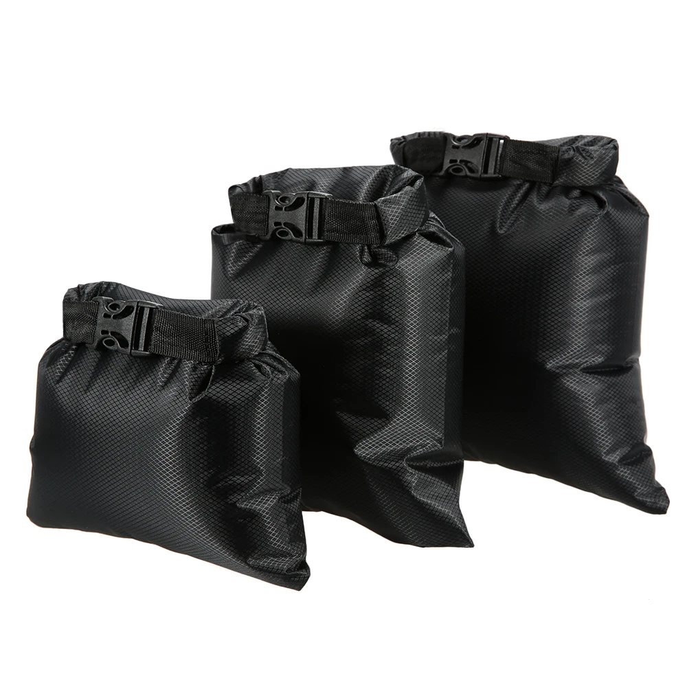 

Lixada 3pcs 1L+2L+3L Waterproof Dry Bag PU Swimming Bag Outdoor Dry Sacks Kayaking Camping Climbing Bag Storage Pouch Backpack