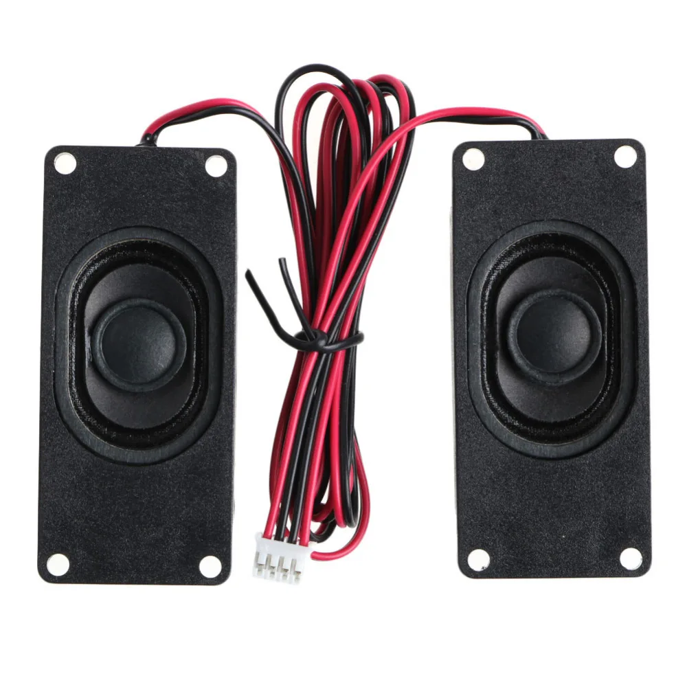 OOTDTY 2X4 Ohm 3W 3070 Реклама LCD ТВ колонки Громкоговоритель прямоугольный