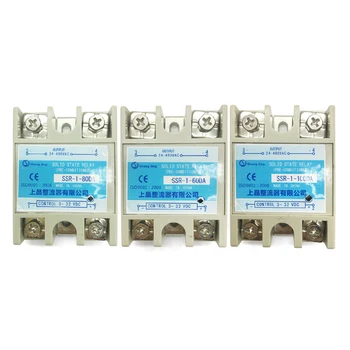

2018 good quality reputation newly single phase relay ssr outline 57.4*44.8*28mm current 10A input 3~32VDC output 35~480VAC 2018