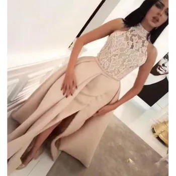 

Arabic Pageant Dresses Long Custom Made Woman Formal Dress Removable Train Robe De Soiree Party Formal Gowns Vestido de festa