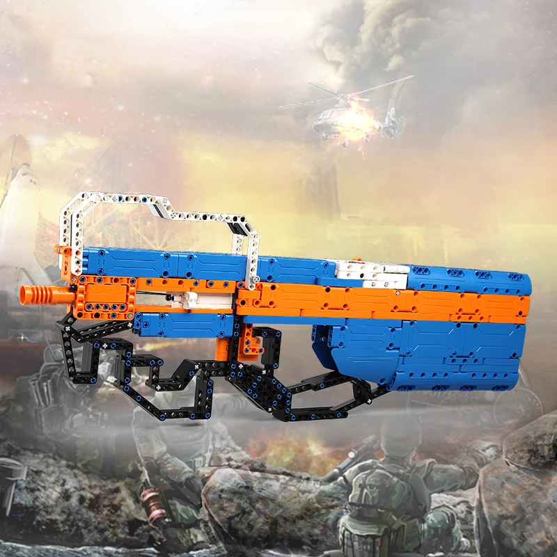 Can Shooting GUN Revolver Pistol Technic Call Military Duty Building Blocks Brick Weapon SWAT pubg ww2 Toys For Boys