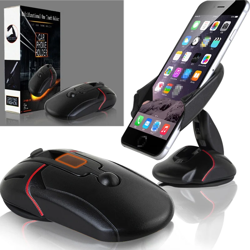 Innovative Universal Windshield Dashboard Mouse Car Phone Stand Holder