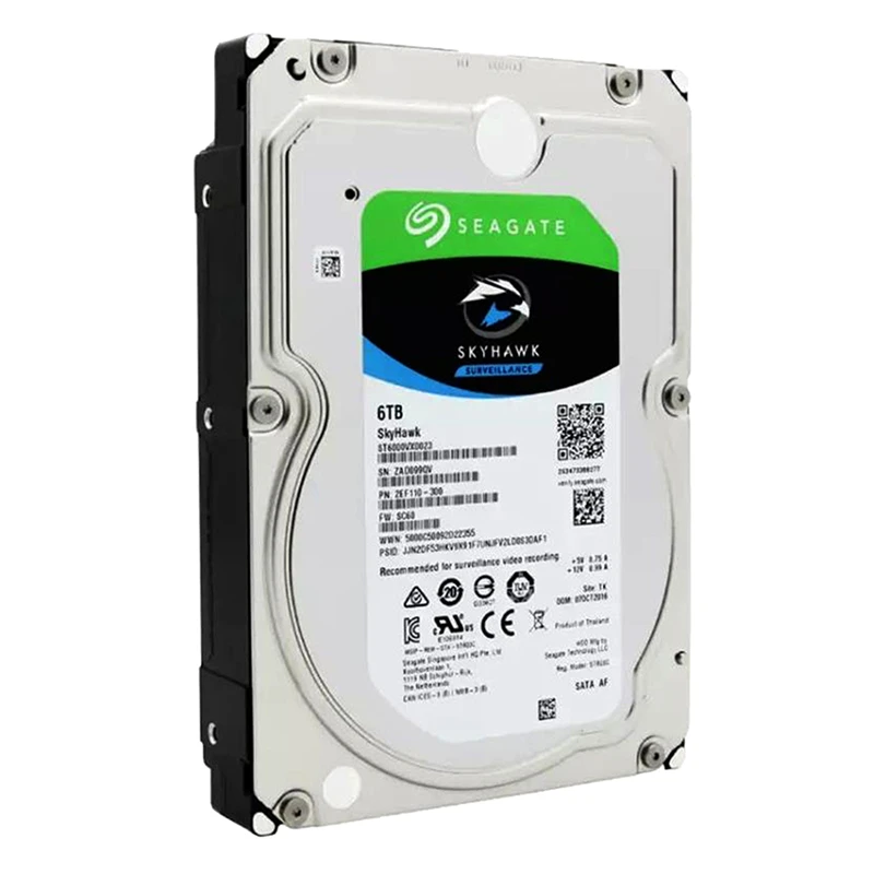  Seagate vigilancia 6TB 7200RPM SATA 6 Gb/s 35 pulgadas 256MB caché Video HDD disco duro interno par