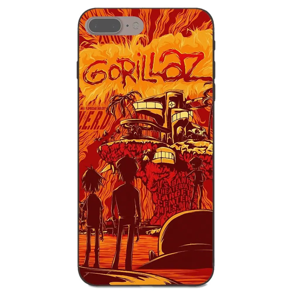 Мягкий ТПУ милый чехол Gorillaz Boat Illust Music для Xiaomi Mi Mix Max Note 2 2S 3 5X 6 6X 8 9 SE A1 A2 Lite Play Pro
