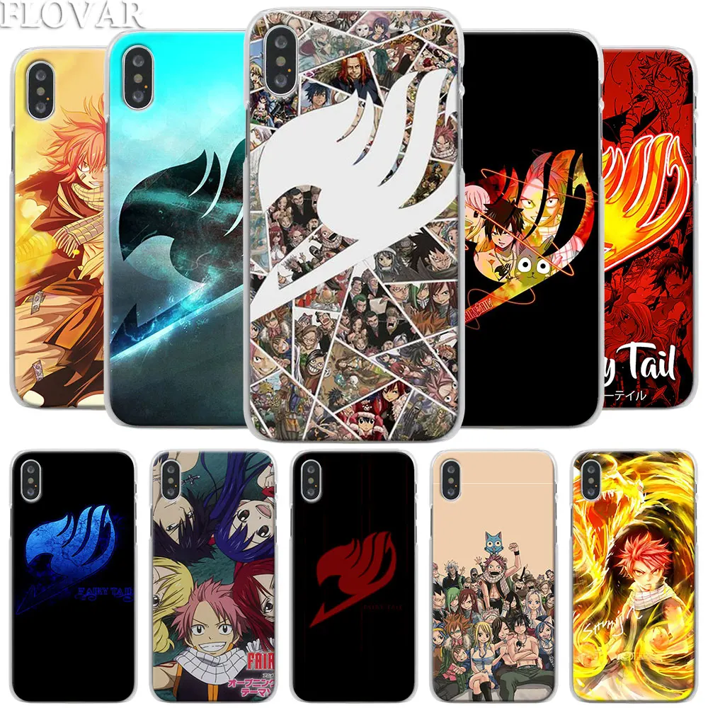 

Anime Manga Fairy Tail logo Phone Case for Apple iPhone X XR 7 8 Plus 6 6s Plus XS MAX SE Phone Case Coque