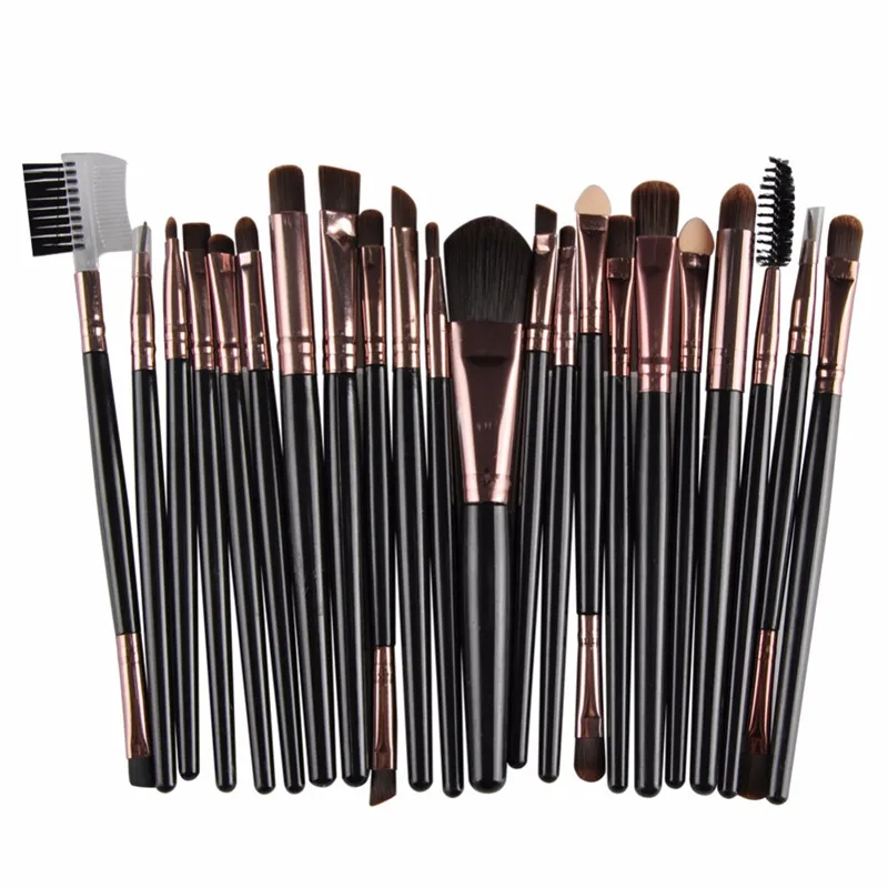 

Professional 22 make Up Kwasten Set Stichting Powder Blush Oogschaduw Eyeliner Lip Borstel Cosmetische Beauty Tools Kit