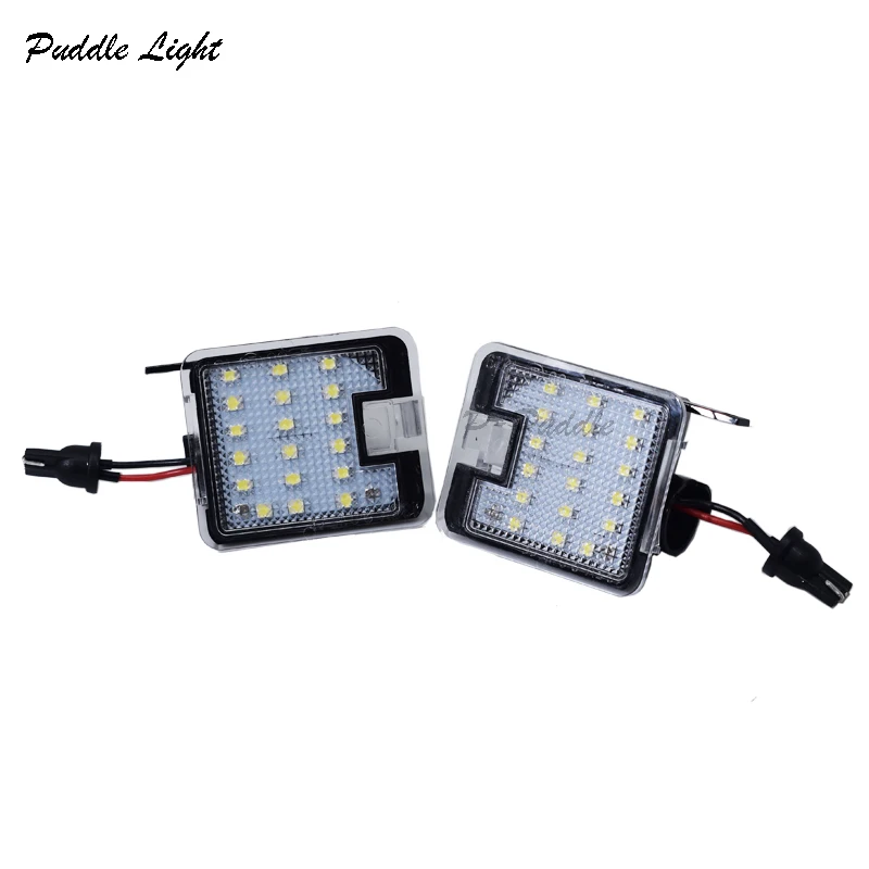 

2pc LED Side Mirror Puddle Under Mirror Light For Ford C-Max 2003 Focus Kuga Escape Mondeo IV Kuga white