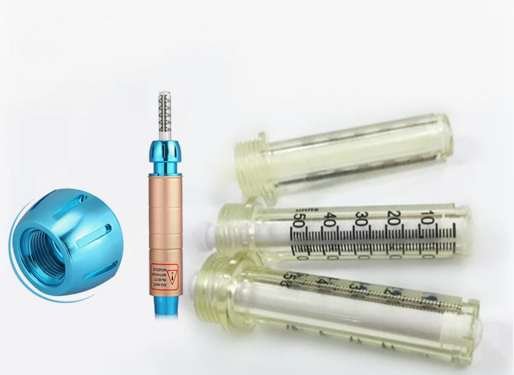 100 штук 0,5 CC одноразовая Стерильная трубка шприцы только для гиалурона аксессуары с ручкой для небулайзера гиалуроновой