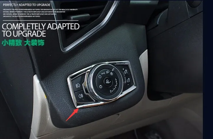 Для Ford edge 2011 2012 2013 Высококачественная передняя фара переключатели фар из нержавеющей стали