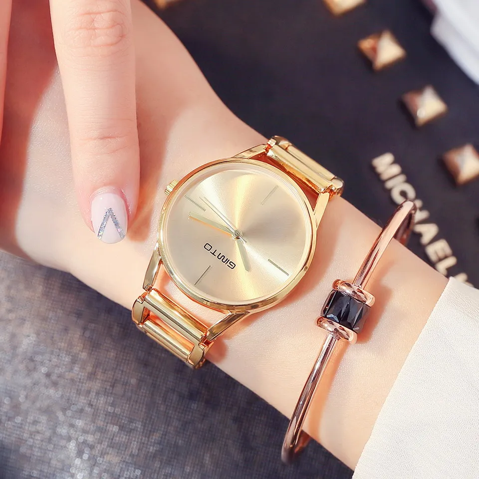 

2018 Top Brand Rose Gold Women Watches Bracelet Steel Female Clock Girls Ladies Quartz Watch Sport Wristwatch relogio feminino