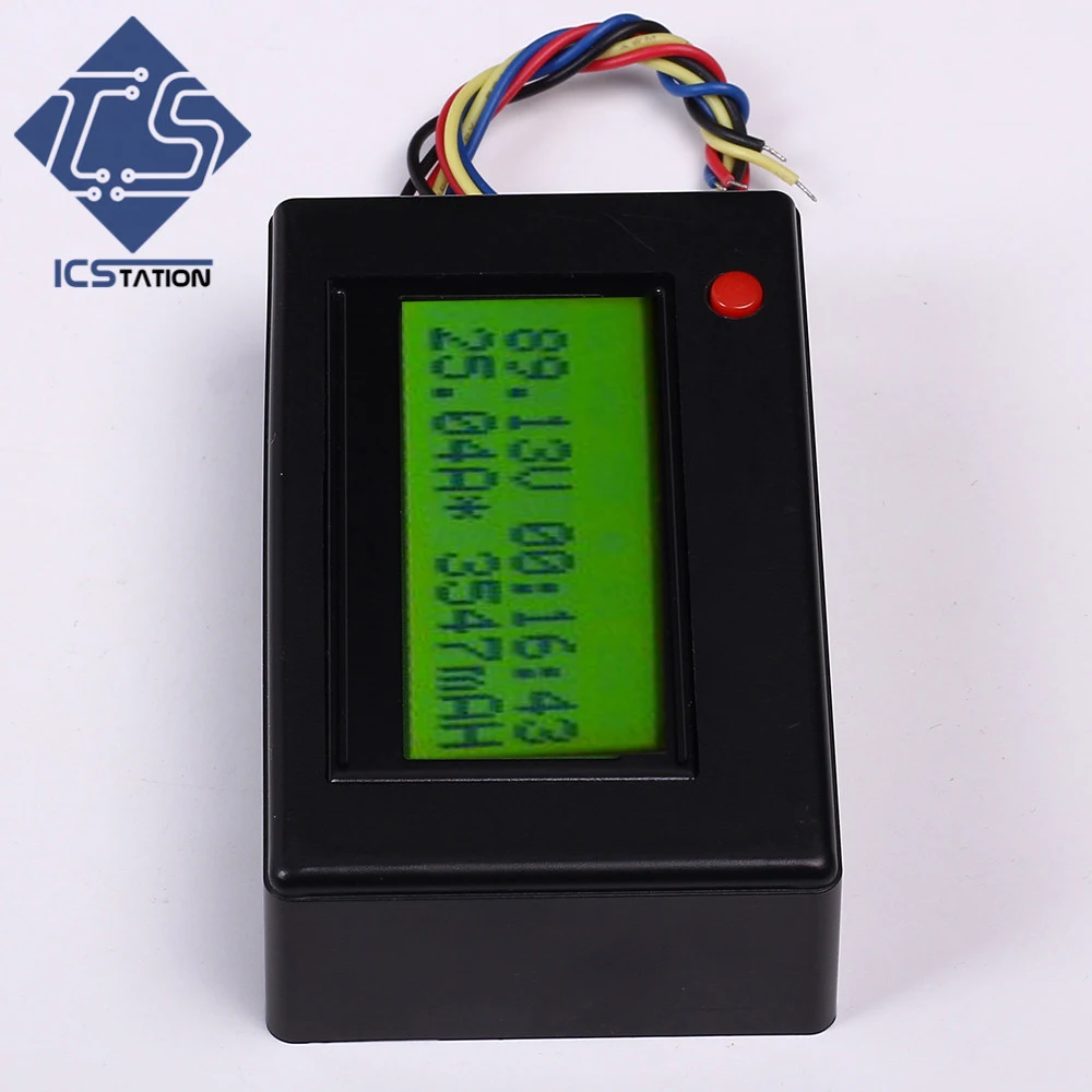 

300A Digital Display Ammeter Voltmeter Power Meter Clock Reverse Connection Protection