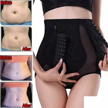 Женское корректирующее белье с высокой талией Bauch Weg Slip String Body Taillen Shapers Нижнее белье Женские сексуальные тянущиеся шорты на бедрах Новинка