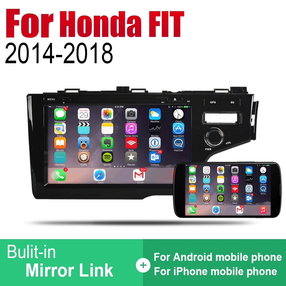 Flash Deal Android Car DVD GPS Navi for Honda FIT 2014~2018 player Navigation WiFi Bluetooth Mulitmedia system audio stereo EQ RHD 4 Flash Deal Android Car DVD GPS Navi for Honda FIT 2014~2018 player Navigation WiFi Bluetooth Mulitmedia system audio stereo EQ RHD 4