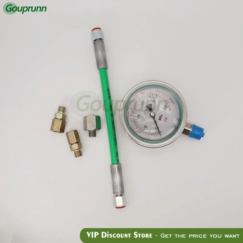 

new common rail pressure test gauge 0-250Mpa Common Rail High Pressure tester for diesel oil circuit common rail plunger tester