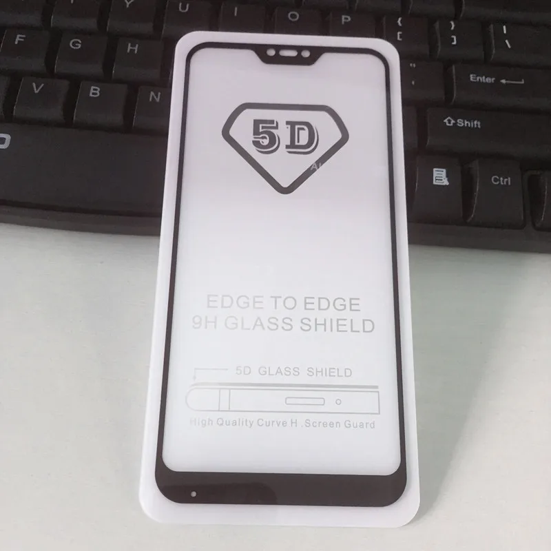 

For Glass Xiaomi Mi A2 Lite Screen Protector, 5D Full Cover Tempered Glass For Xiaomi Mi A2 Lite Glass Redmi 6 Pro Phone Film