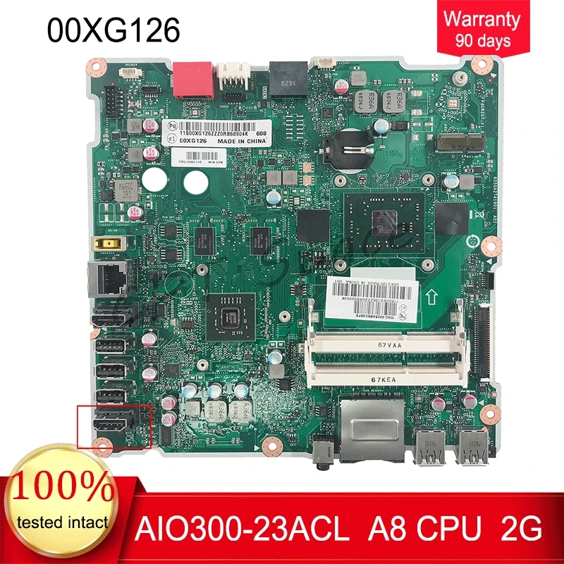 

00XG126 FOR Lenovo aio300-23acl 23.8-inch a8-7410 quad-core 2G stand-alone motherboard FRU:00XG126