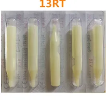 UPTATSUPPLY 13RT 50 шт./лот Круглый Одноразовые Белые Пластик советы Steriled Ассорти Пластик татуировки Трубы для татуировки