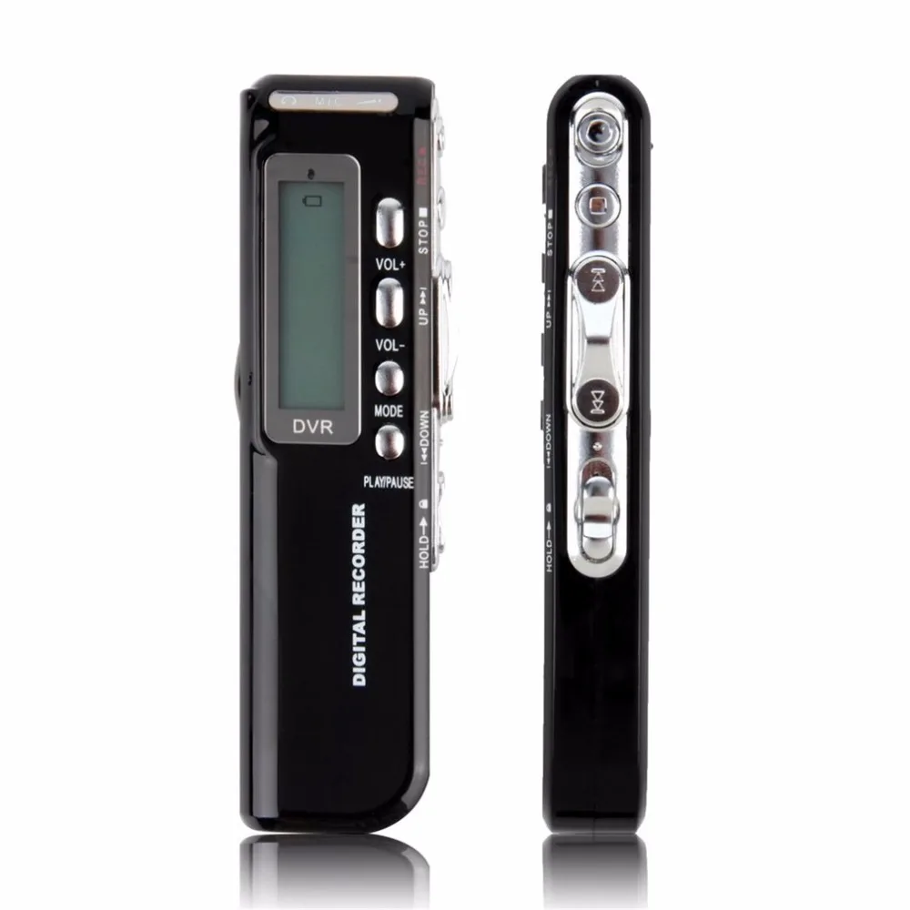 LESHP R10 Mini 8 GB Digital Audio Voice Recorder Long Time USB With LCD Screen Display Built-in Speaker Support Music Playing