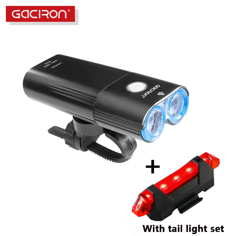 Sale Gaciron Bike Light Bicycle Headlight IPX6 USB Flashlight LED Flash Front Lamp V9C-400 V9F-600 V9C-800 V9S-1000 V9D-1600 V9D-1800 0