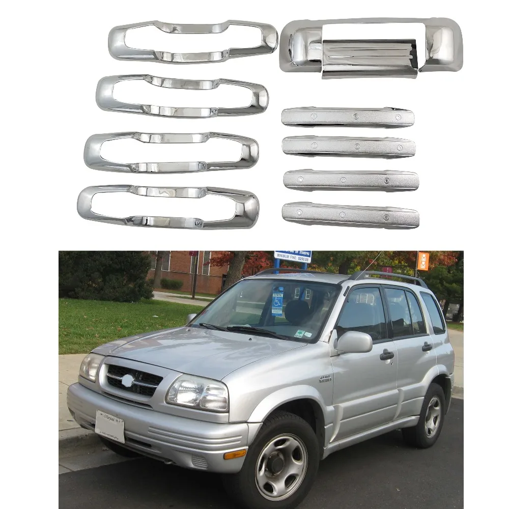 Для Suzuki Vitara Grand Escudo 2 0 1998 2005 автомобильные дверные ручки миски чехлы АБС
