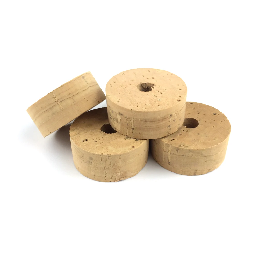 

NooNRoo AAA Grade Cork Ring ( 10pcs ) 1 1/4" x 1/2" x 1/4" with a Hole fishing rod Repair Components