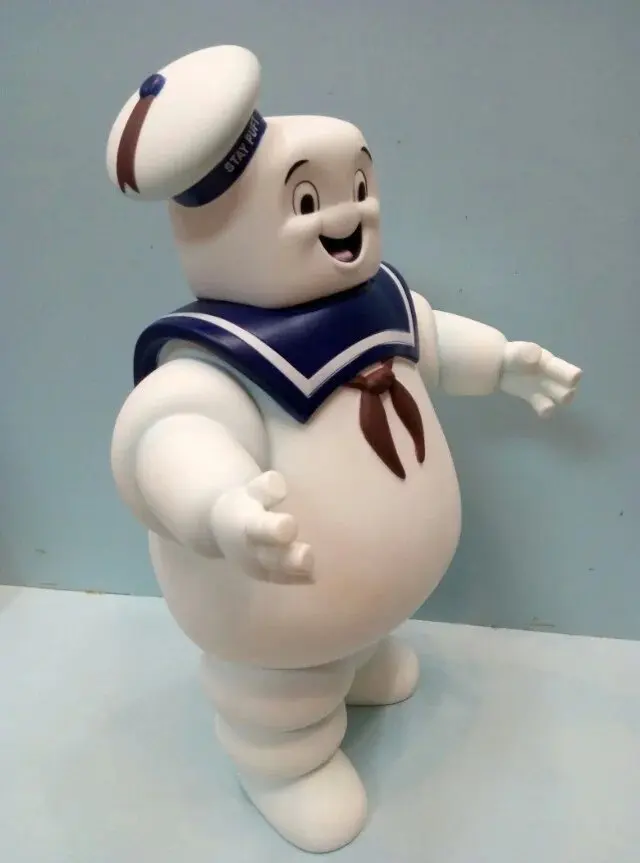 28 см Винтаж Охотники за привидениями 3 оставайтесь Puft Marshmallow Man Bank Sailor фигурка игрушка кукла