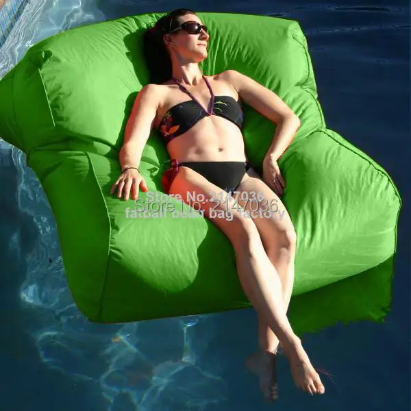 Большой стул для отдыха, надувной коврик для бассейна beanbag, мешок для бассейна bean, шезлонг, расслабляющий стул для воды, набор внешней мебели