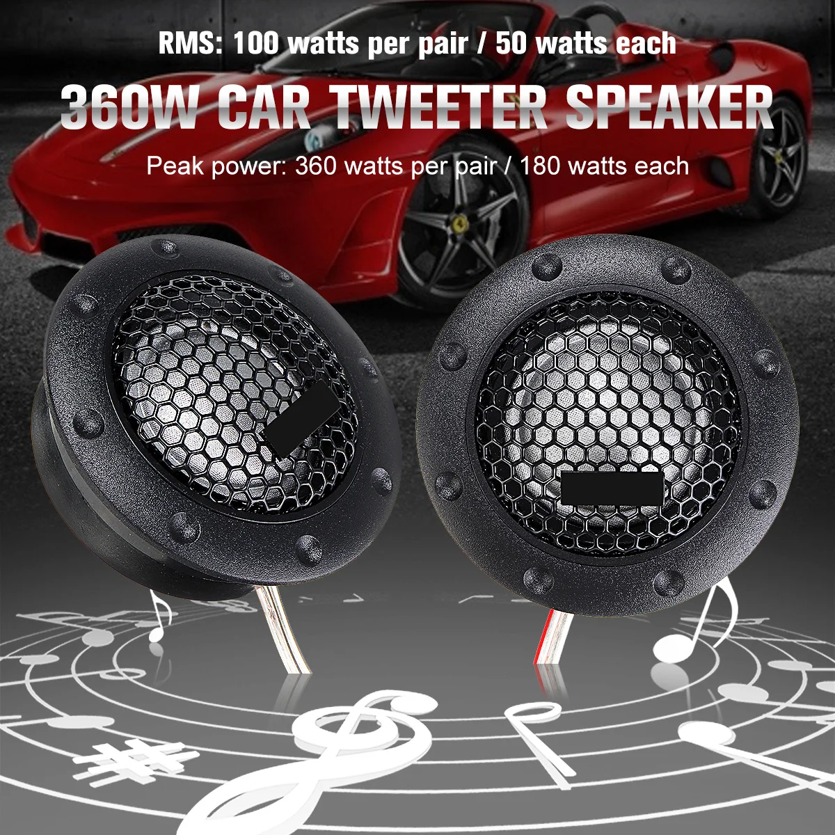 Buy 360W Car Tweeter Speaker Super Power Loud Speaker