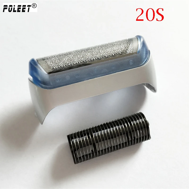 100Set Replacement Shaver 20S Foil Screen + Razor Cutter for B raun